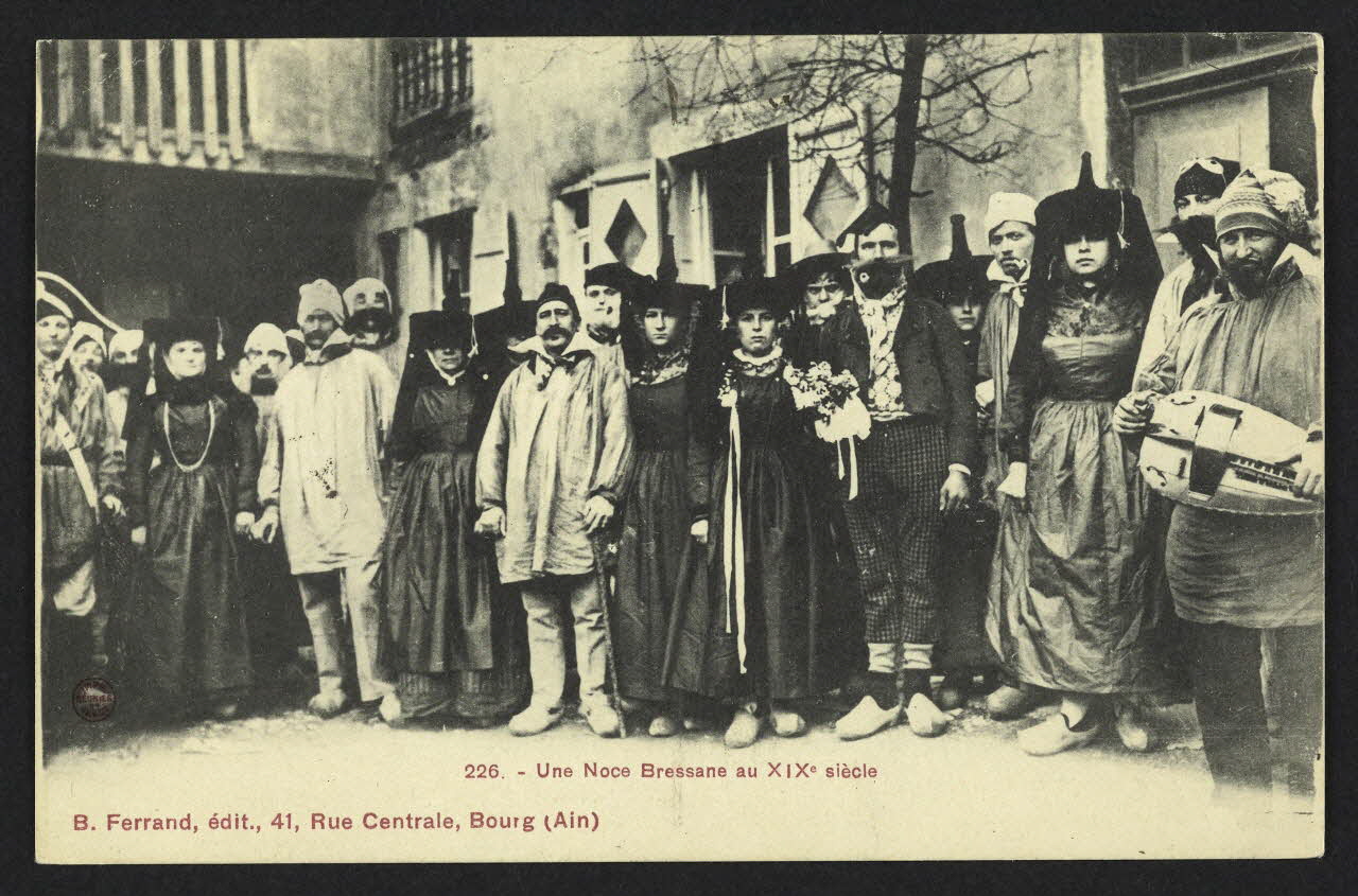 carte postale UNE NOCE BRESSANE AU XIXE SIECLE 4P1742 Photo