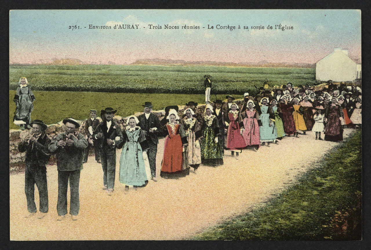 carte postale TROIS NOCES REUNIES 4P1744 Photo