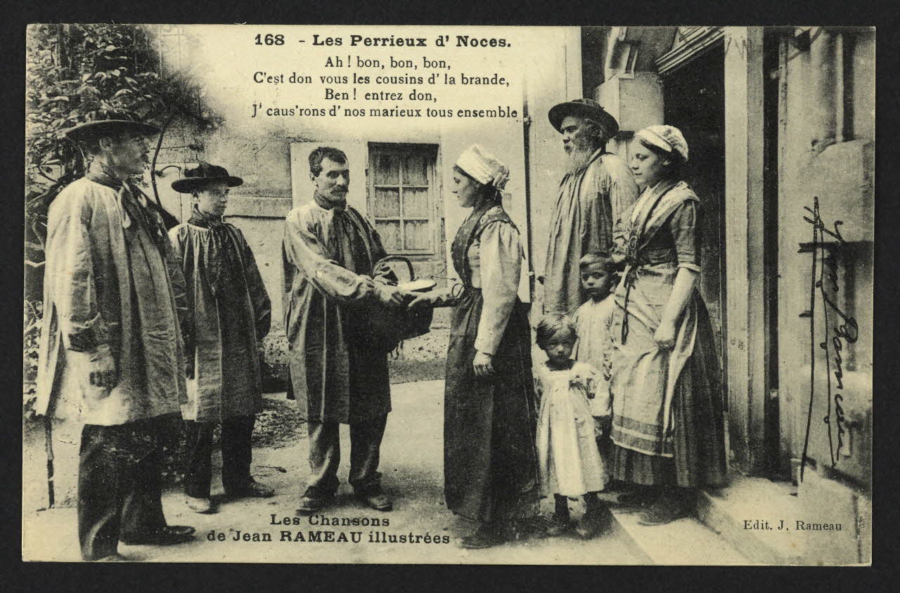 carte postale LES PERRIEUX D'NOCES, LES CHANSONS DE J. RAMEAU 4P1749 Photo