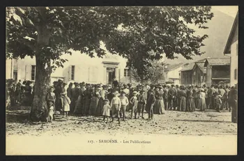 carte postale SAMOENS, LES PUBLICATIONS 4P1751 Photo