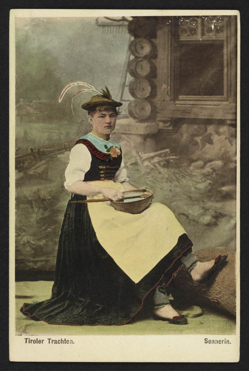 carte postale SENNERIN 4P1766 Photo