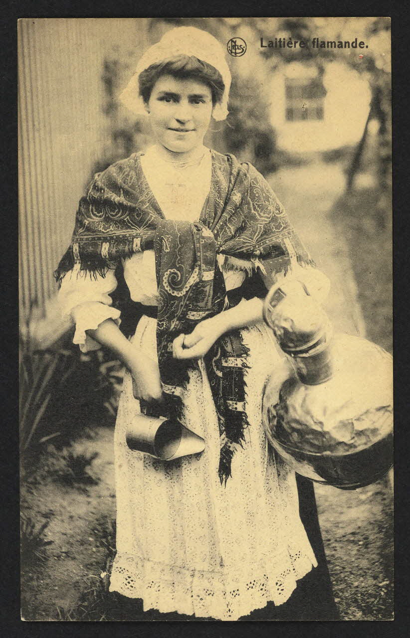 carte postale LAITIERE FLAMANDE 4P1770 Photo