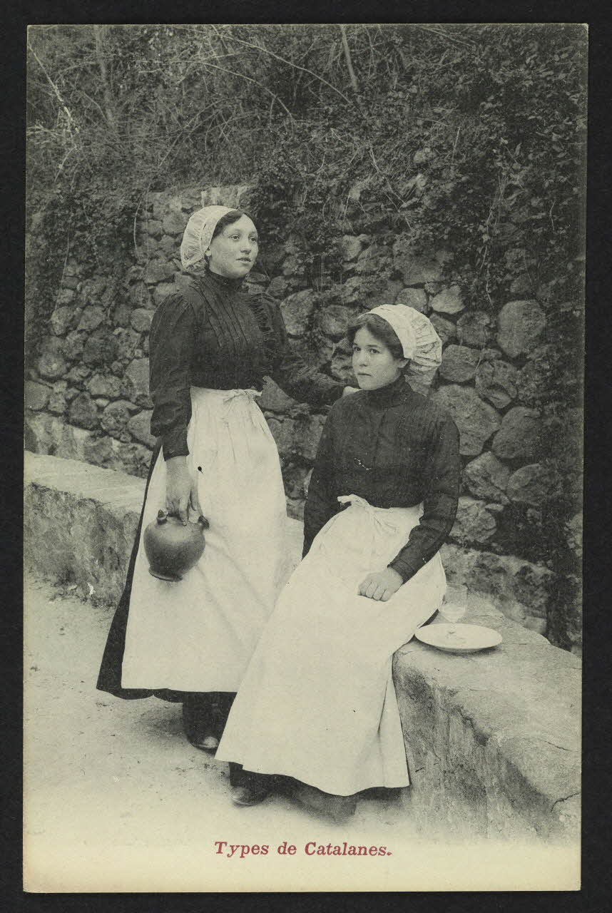 carte postale TYPES DE CATALANES 4P1808 Photo