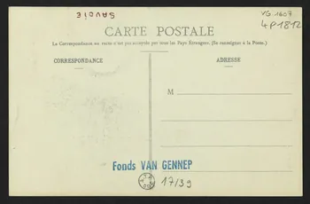 carte postale TYPE DE PAYSAN SAVOYARD 4P1812 Photo