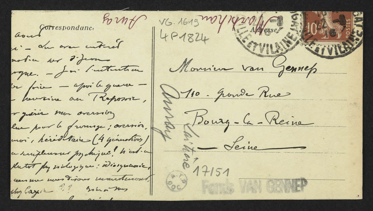 carte postale 4P1824 Photo