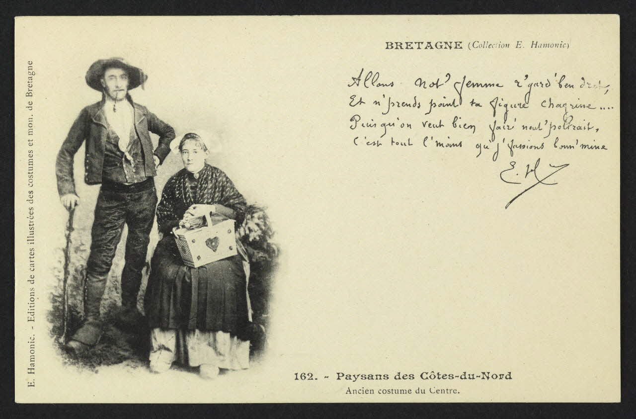 carte postale PAYSANS DES COTES-DU-NORD 4P1837 Photo