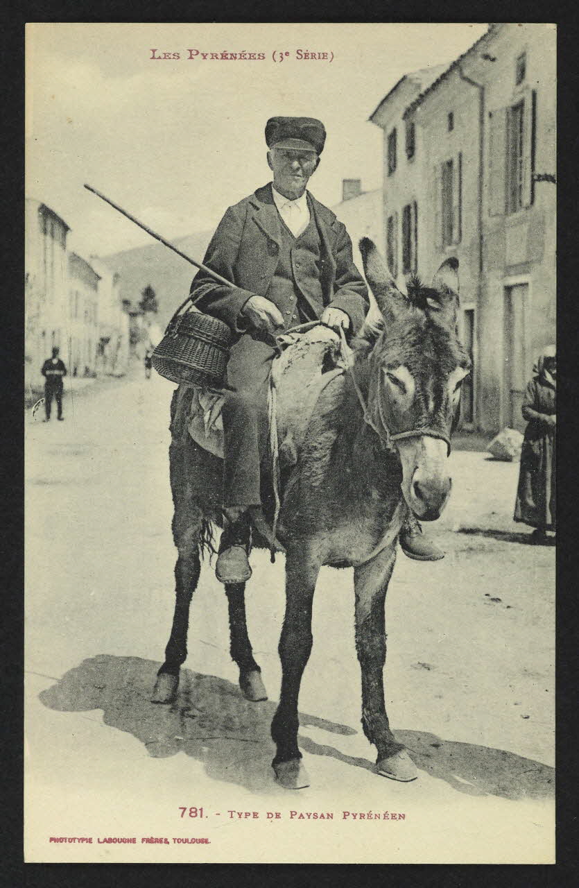 carte postale LES PYRENEES, TYPE DE PAYSAN PYRENEEN 4P1848 Photo