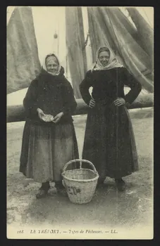 carte postale LE TREPORT, TYPES DE PECHEUSES 4P1854 Photo