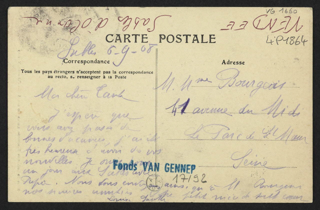 carte postale SABLAISE 4P1864 Photo
