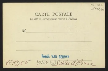 carte postale LES SABLES-D'OLONNE, MAITRESSE POISSONNIERE EN 1866 4P1866 Photo