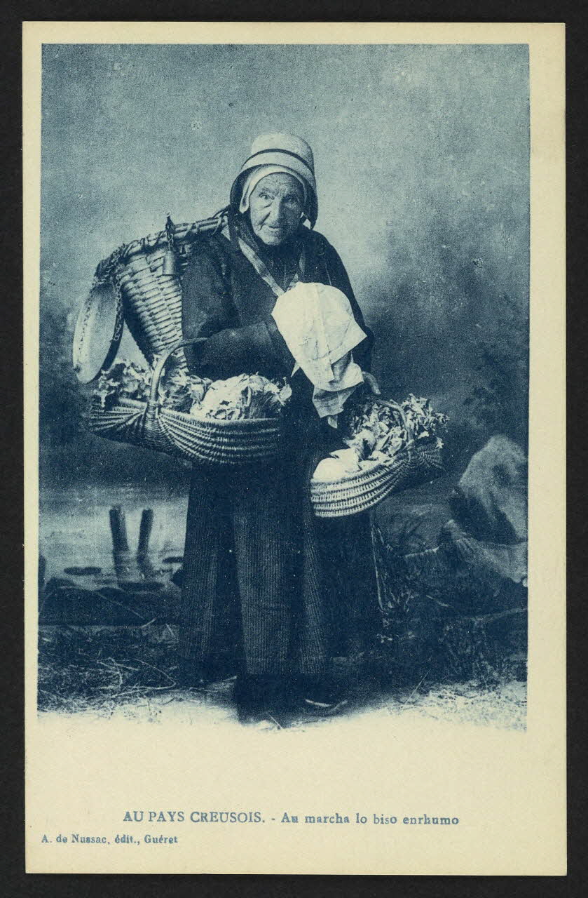 carte postale AU PAYS CREUSOIS 4P1868 Photo