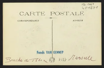 carte postale TYPE MARSEILLAIS, POISSONNIERE 4P1871 Photo