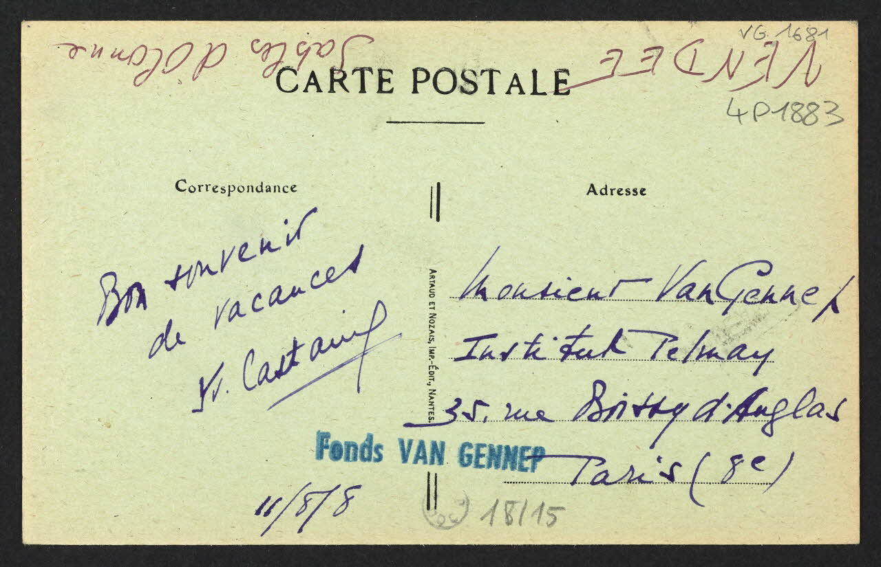 carte postale LES SABLES-D'OLONNE 4P1883 Photo