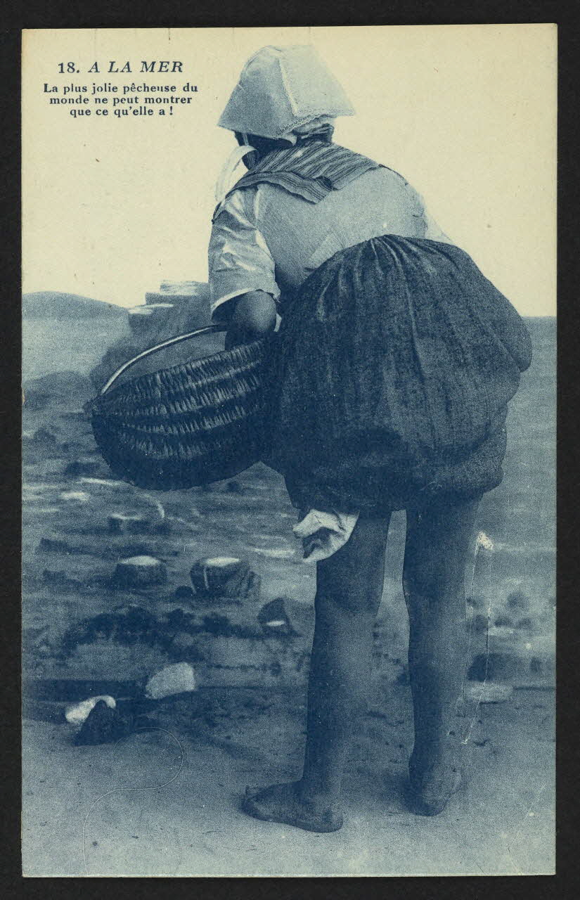 carte postale A LA MER 4P1886 Photo