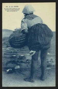 carte postale A LA MER 4P1886 Photo