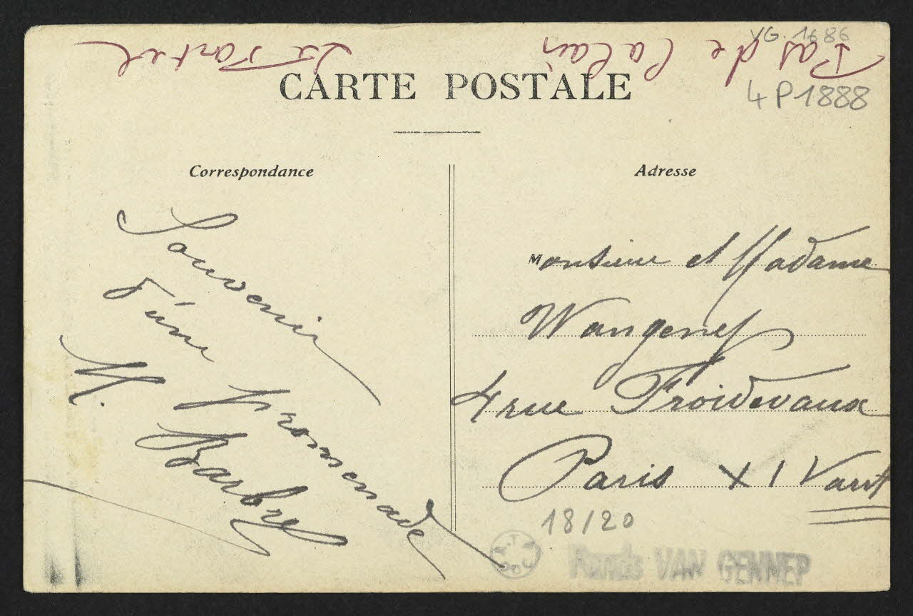 carte postale LE PORTEL, PORTELOISE ALLANT CUEILLIR DES MOULES 4P1888 Photo