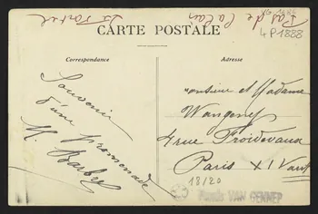 carte postale LE PORTEL, PORTELOISE ALLANT CUEILLIR DES MOULES 4P1888 Photo