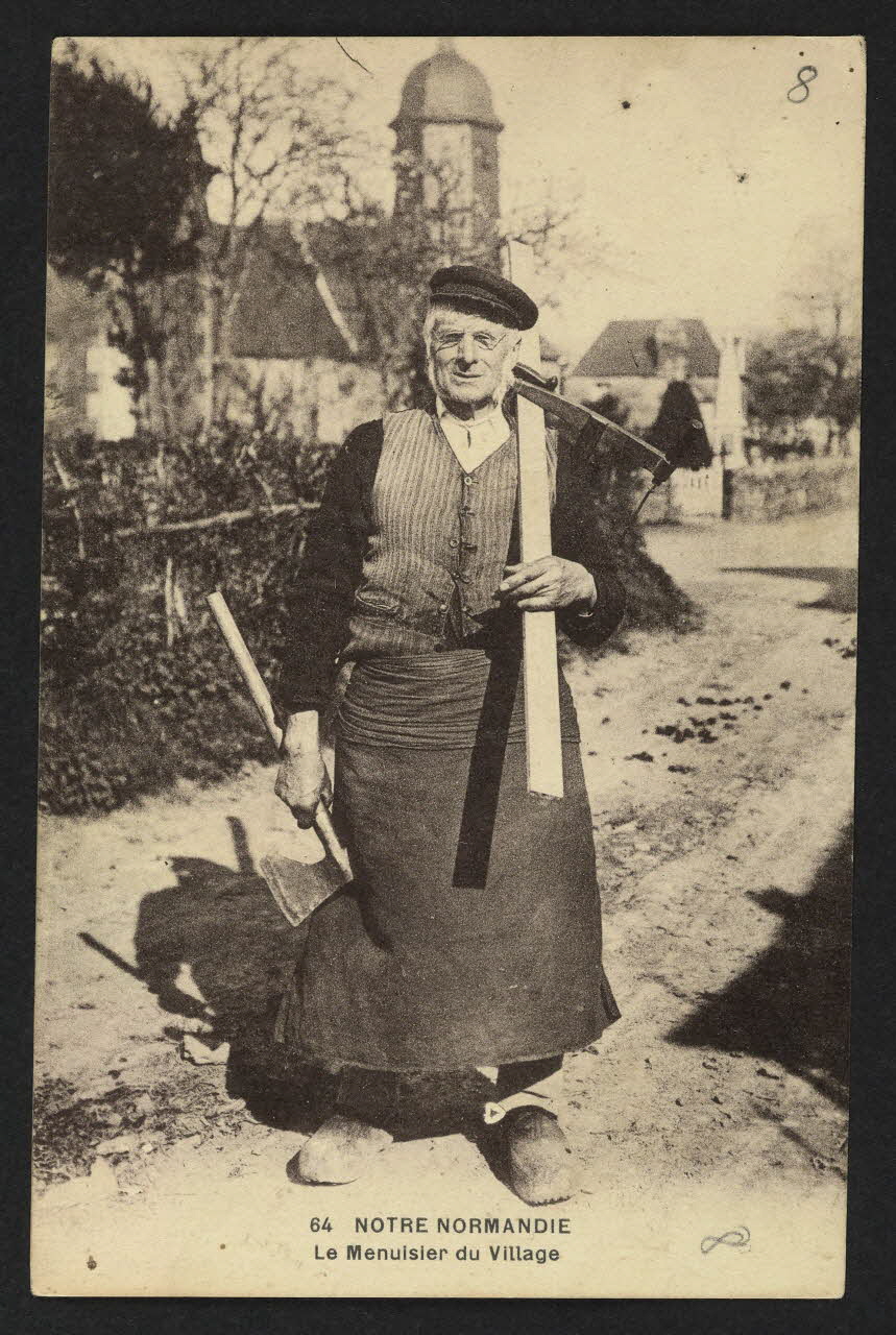 carte postale NOTRE NORMANDIE, LE MENUISIER DU VILLAGE 4P1903 Photo