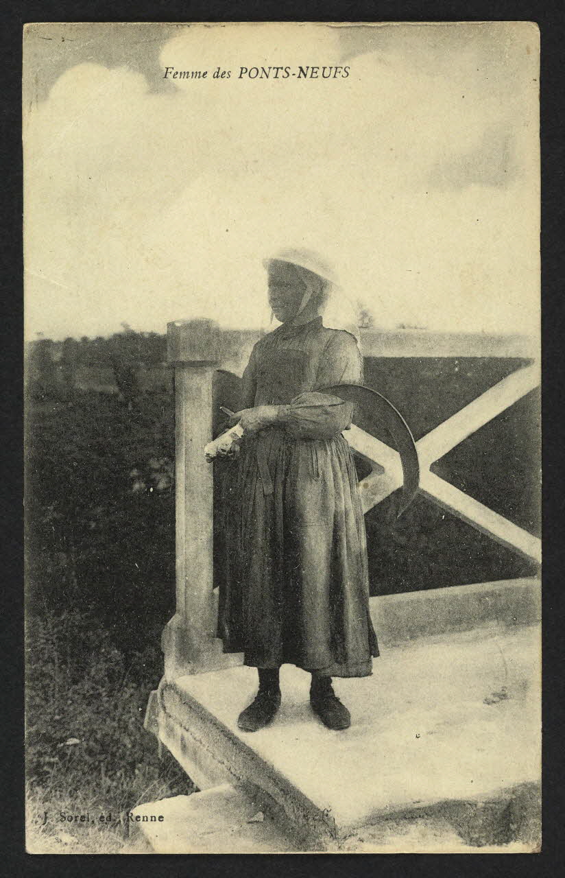 carte postale FEMME DES PONTS-NEUFS 4P1910 Photo