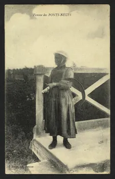 carte postale FEMME DES PONTS-NEUFS 4P1910  Photo