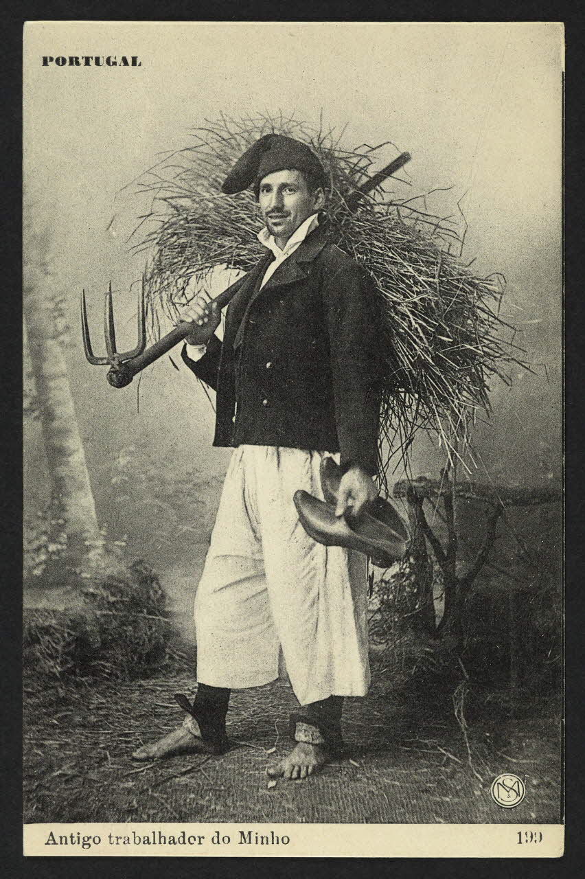 carte postale ANTIGO TRABALHADOR DO MINHO 4P1918 Photo