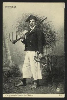 carte postale ANTIGO TRABALHADOR DO MINHO 4P1918 Photo