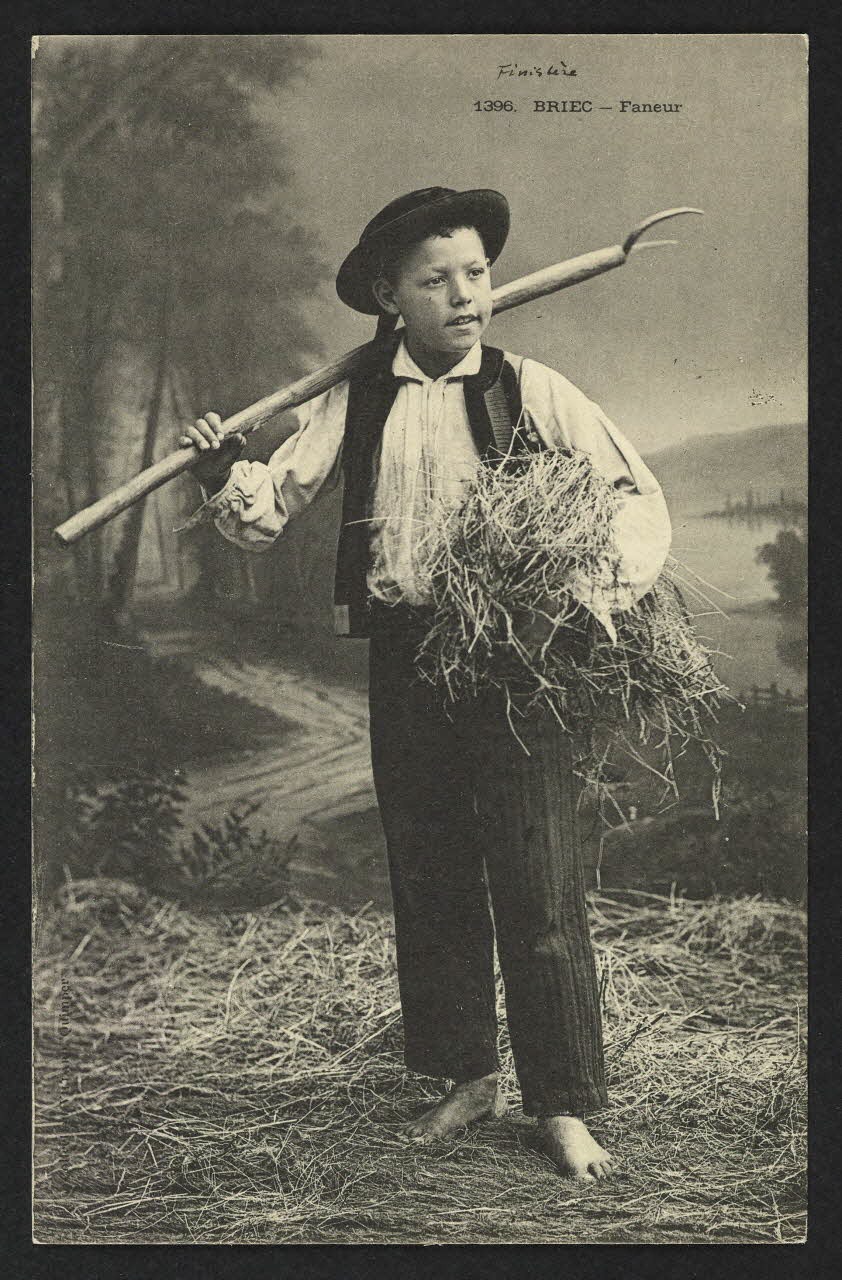 carte postale BRIEC, FANEUR, RECTO EN BRETON 4P1924 Photo