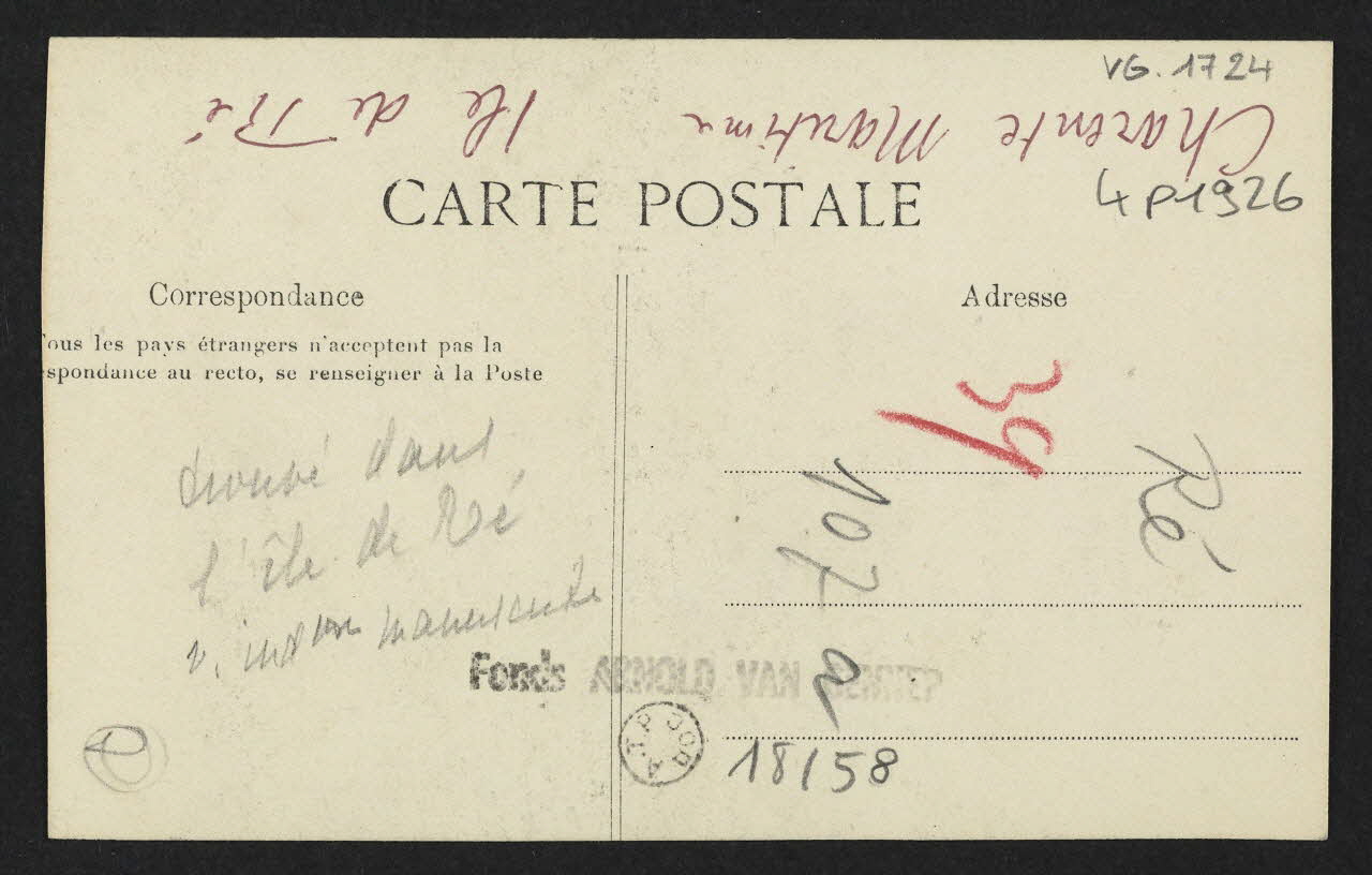 carte postale 4P1926 Photo