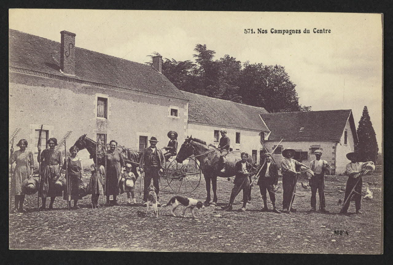 carte postale NOS CAMPAGNE DU CENTRE 4P1932 Photo