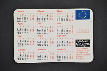 Romanian Angel Appeal Carte calendrier "Mie imi pasa... dar tie?" (I care... do you?) Roumanie 2001/12/1 2002.125.37 Photo Mucem
