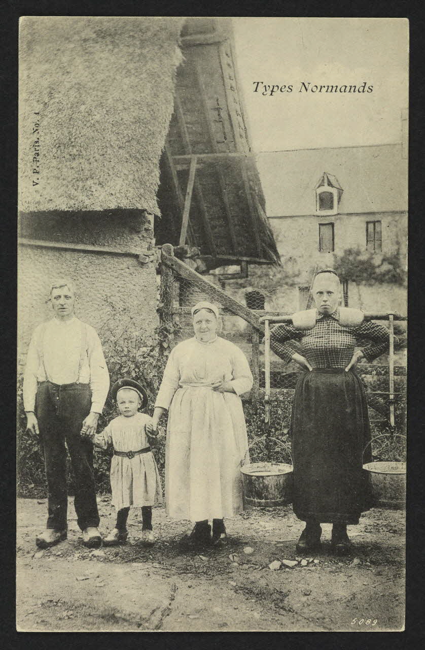 carte postale TYPES NORMANDS 4P1943 Photo