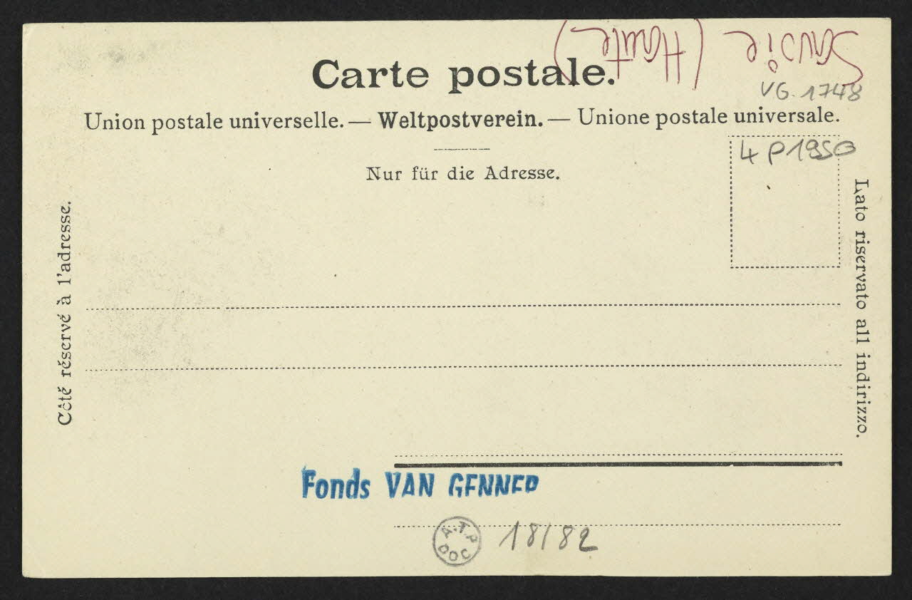 carte postale DEPART DE LA MONTAGNE 4P1950 Photo