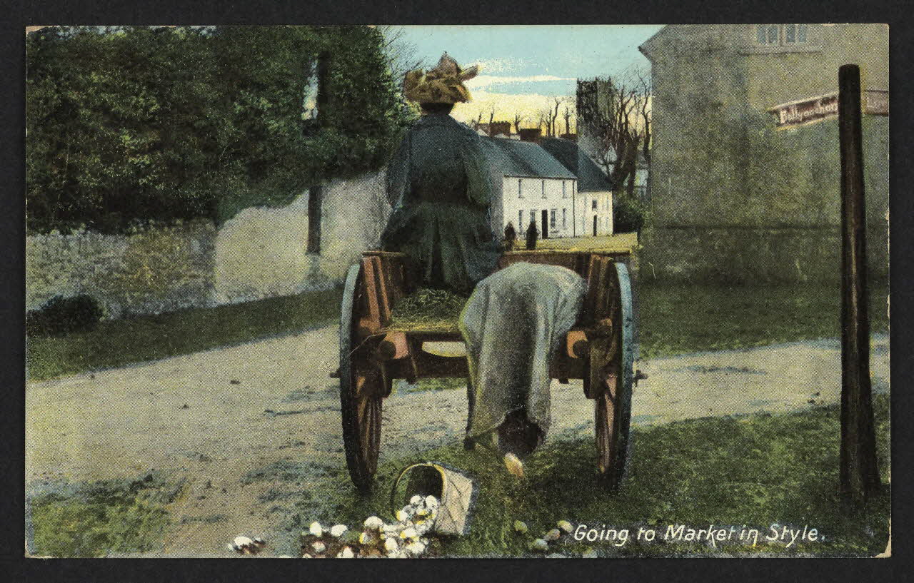carte postale GOING TO MARKET IN STYLE 4P1955 Photo