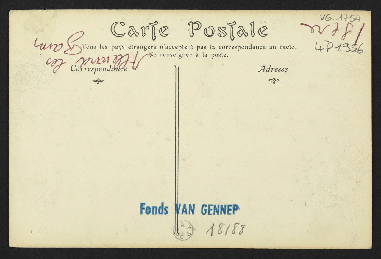 carte postale DESCENTE EN TRAINEAU DE BRAME-FARINE 4P1956 Photo
