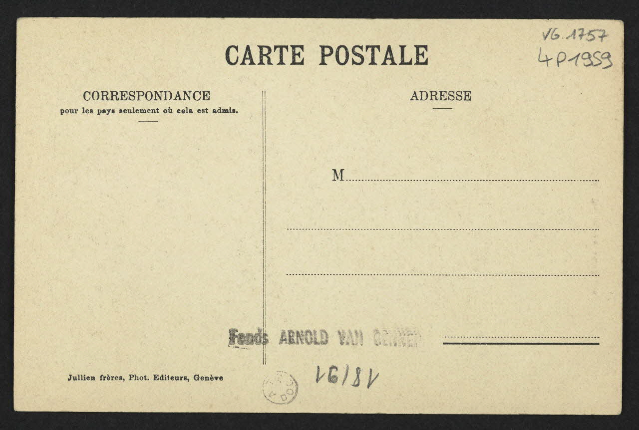 carte postale PAYSANNE VAUDOISE 4P1959 Photo