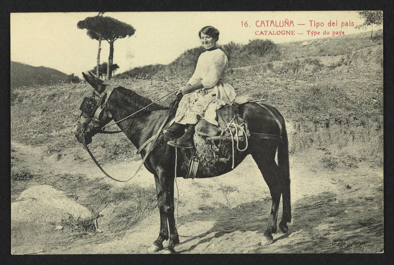 carte postale TYPE DU PAYS 4P1961 Photo