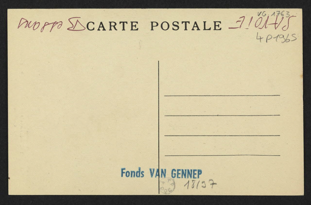 carte postale ENVIRONS DE LANSLEBOURG (SAVOIE)-COSTUME DE BESSANS 4P1965 Photo