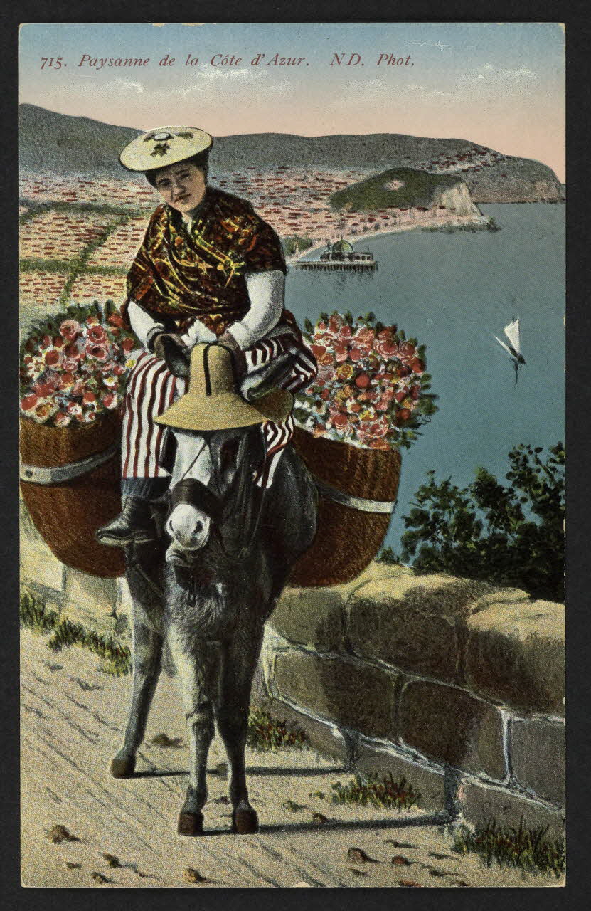 carte postale PAYSANNE DE LA COTE D'AZUR 4P1967 Photo