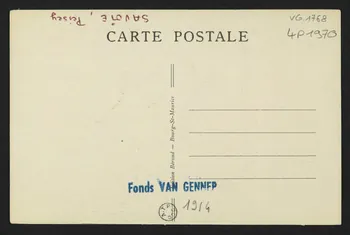 carte postale COSTUMES DE PEISEY, COIFFURE "LA FRONTIERE" 4P1970 Photo