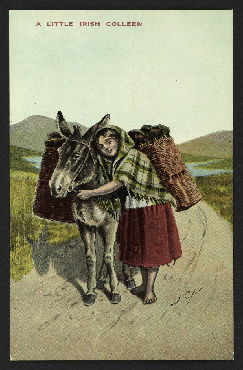 carte postale A LITTLE IRISH COLEEN 4P1982 Photo