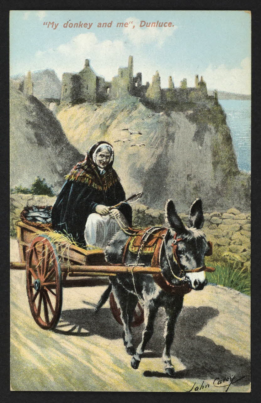 carte postale "MY DONKEY AND ME", DUNLUCE 4P1983 Photo