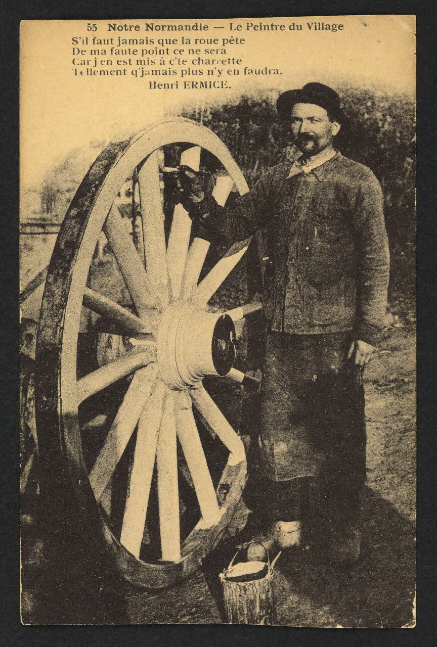 carte postale NOTRE NORMANDIE, LE PEINTRE DU VILLAGE 4P1990 Photo