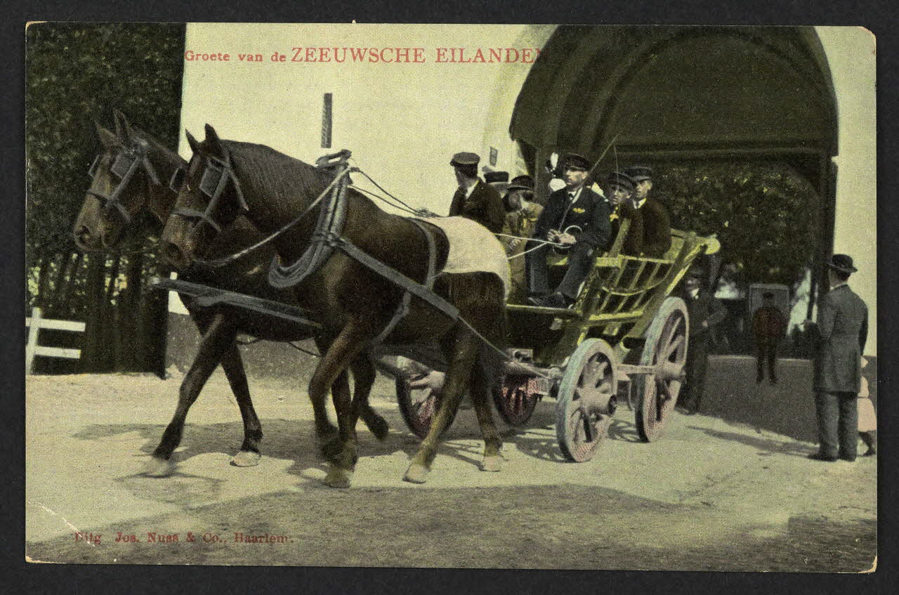 carte postale GROETE VAN DE ZEEUWSCHE EILANDEN 4P1992 Photo
