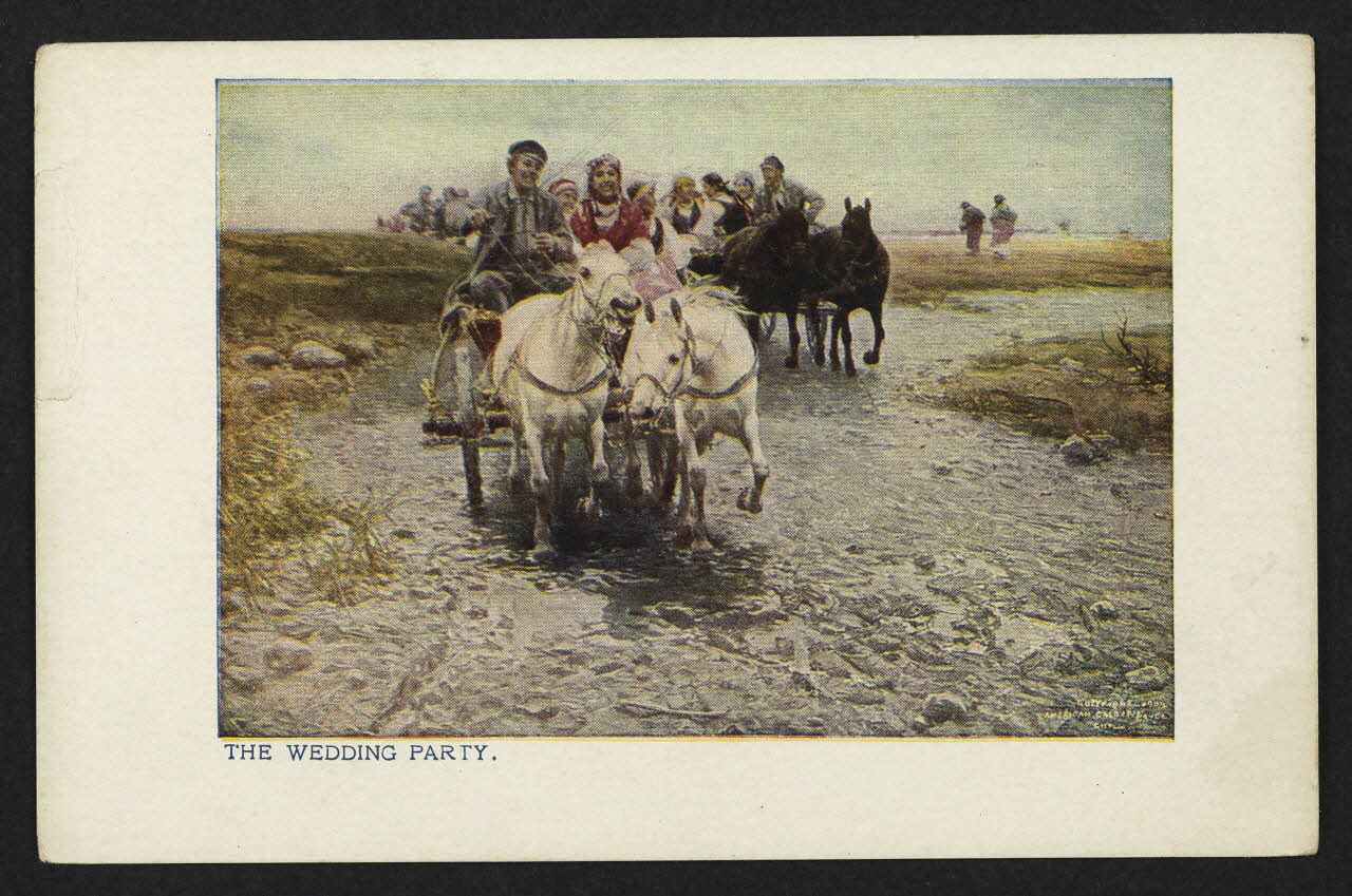 carte postale THE WEDDING PARTY 4P1999 Photo