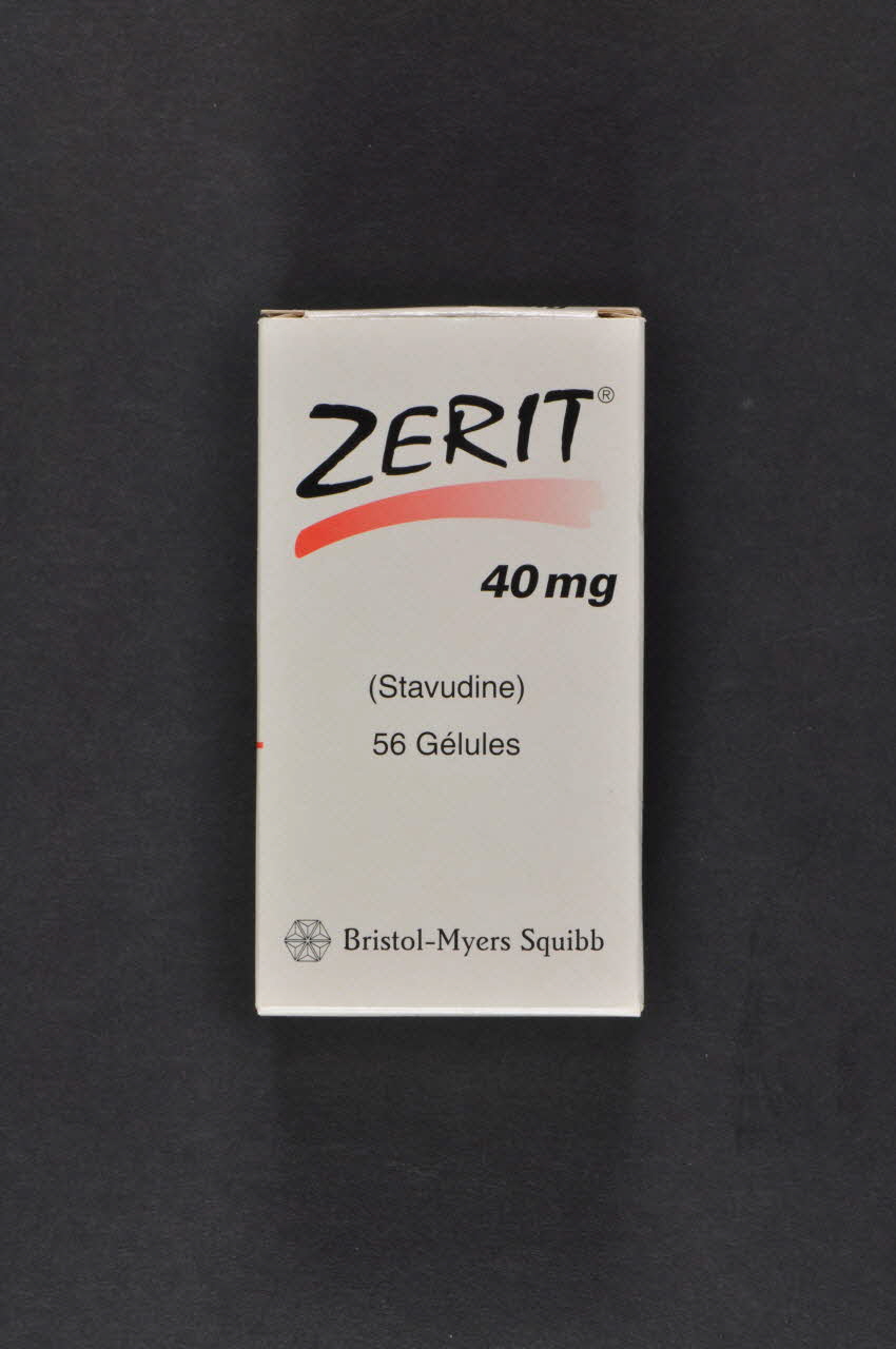 Bristol-Myers Squibb Boite de médicaments Zérit France 2001 2002.125.43.1 Photo Mucem