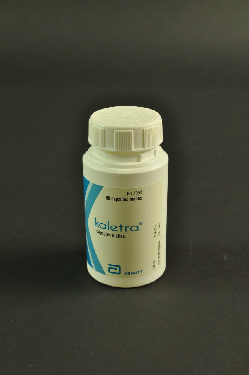 Laboratoires Abbott Boite de médicaments Kaletra France 2001/3 2002.125.46.3.1-2 Photo Mucem