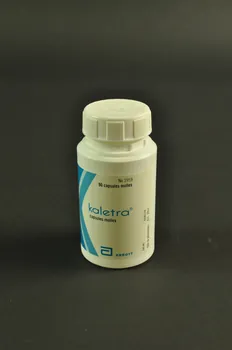 Laboratoires Abbott Boite de médicaments Kaletra France 2001/3 2002.125.46.3.1-2  Photo Mucem