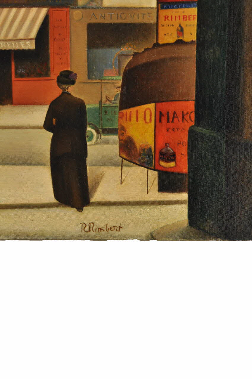 René Rimbert tableau Vue sur la rue de Rennes 1919-1929 1945.12.2 Photo Mucem