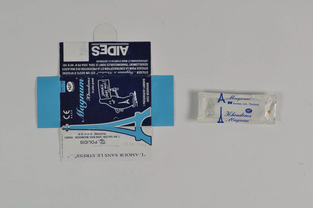 Préservatif Jamais sans moi 2002.125.63.1-2 Photo Mucem