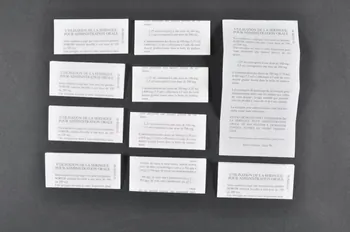 Laboratoires Abbott notice Notice d'utilisation de seringue France 1998 2002.125.65.3.1-10  Photo Mucem